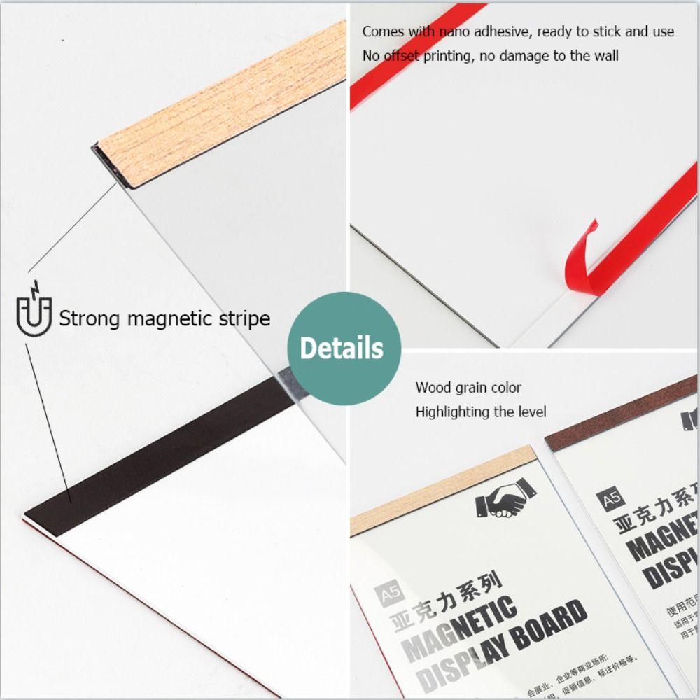 A3/A4/A5 Certificate Frame Magnetic Photo Frame Versatile Display Frame Business License
