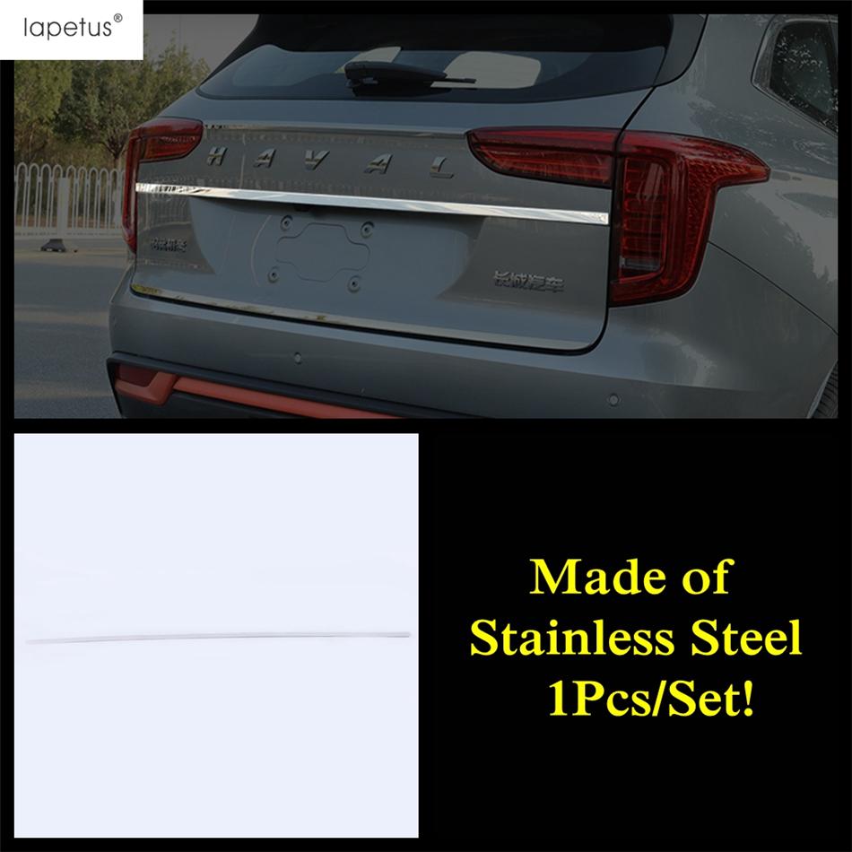 High-position Brake Light light Strip Rear Door Trunk Tailgate Trim Cover For Haval Jolion  - 2024 Stainless Accessories