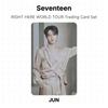 Seventeen RIGHT HERE WORLD TOUR Trading Card Set Official Photocard