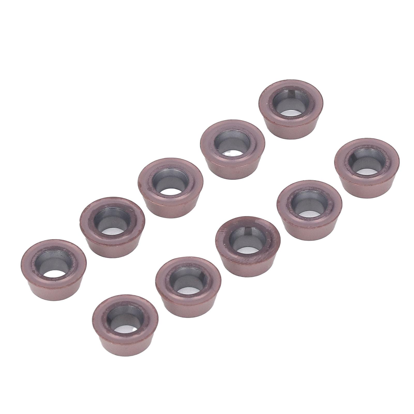 

10 шт. Токарні пластини з покриттям з карбіду, індексовані пластини, інструменти для фрезерування та різання на верстатах з ЧПУ