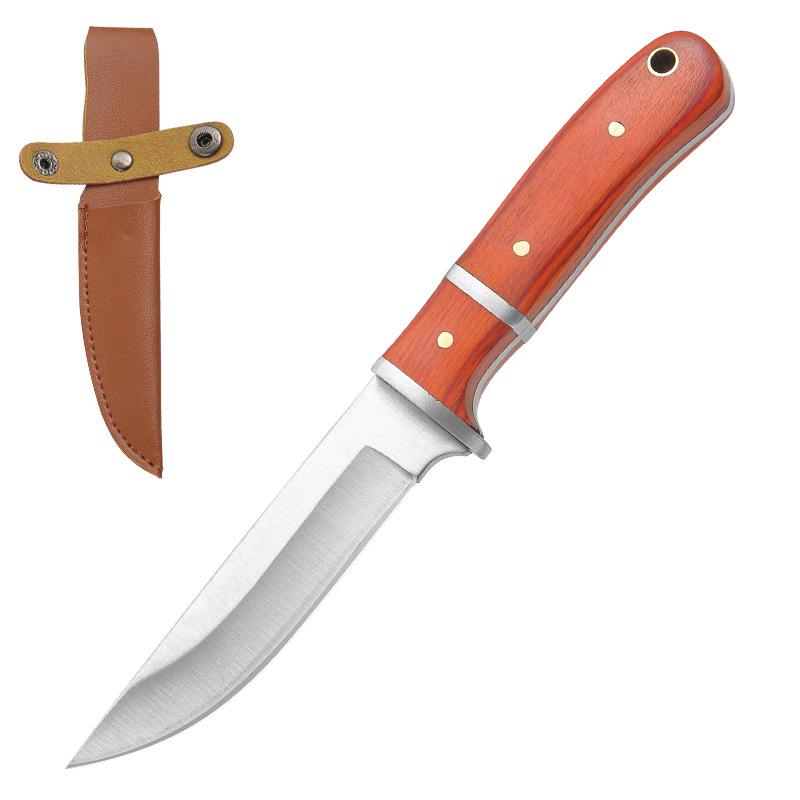 Mongolian Multi-Purpose Meat Knife: Ideal for barbecue, roast lamb, picnics, and household use; crafted from high-quality stainless steel.