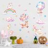 Dreamy Cartoon Fox Wall Sticker Removable Living Room Bedroom Kids Home Decor