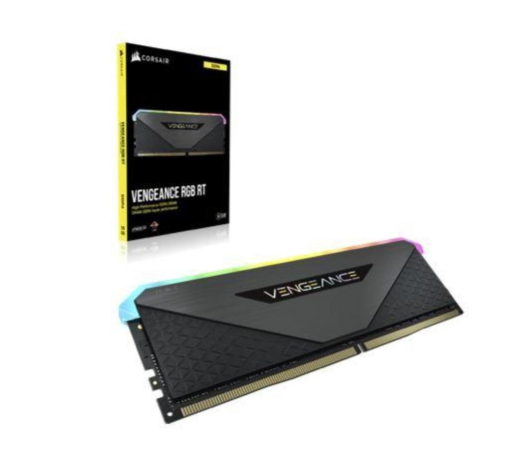 CORSAIR 3200MHz CL16 Desktop PC Memory with VENGEANCE RGB RT 64GB X CMN64GX4M2Z3200C16 New Model Optimized for DDR4-64GB [2 32GB] (2021 AMD)