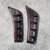 Front Bumper Wind Knife Blade For Mercedes GLC Class C253 X253  GLC260 GLC300 2020 2021 2022 Carbon Fiber Look Bumper Spoiler