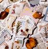 Retro Qin Yuan Plant Sticker Pack: 30 Sheets, 6 Designs for Journaling & Collage