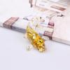 Beautiful Lucky Koi Fish Figurines Artificial Transparent Epoxy Resin Crystal Mini Fishes Desk Decoration Gift for Friend