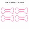 100Pcs Pink Paper Clips Bone Shaped Mini Paper Clips Paperclips  Paper Management
