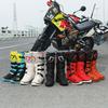 Nine-strand Wolf Men's Off-road Boots Motorcycle Riding Boots Anti-drop Pull Boots Knight Equipment Wrapping Racing Shoes