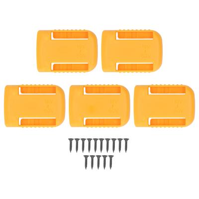 5 Set Battery Holder 20V 60V Battery Mount Dock Holder Set Suitable for DCB200 DCB201 DCB203 DCB204 DCB206 Battery
