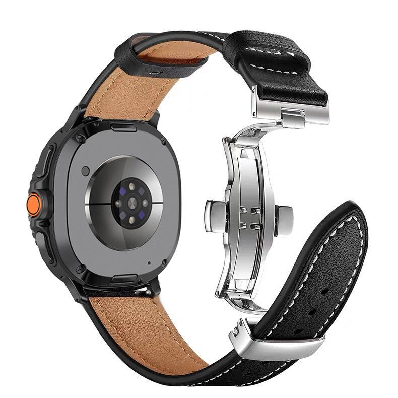 

Ремешок из натуральной кожи для Samsung Galaxy watch Ultra/8/8 classic 44мм 40мм 46мм 47мм Браслет на запястье Galaxy watch 8 Ремешок Galaxy watch 8 44mm