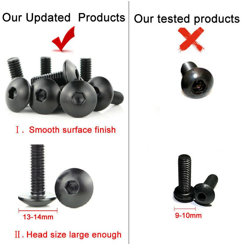 Adequado Para Honda VFR 750 1990-1997 Motocicleta Kit Completo de Parafusos para Carenagem Completa Parafusos de Aço para Carroceria Clipes de Carenagem Porcas