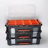 Stacked Toolbox Parts Screw Tools Storage Case Multi-grid Hardware Electronic Components Storage Box Portable Tools Organizer