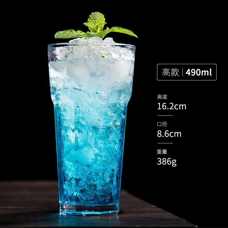 Průhledné osmihranné sklo Šálek na šťávu Šálek na kávu Šálek na šálek na vodu Šálek na víno