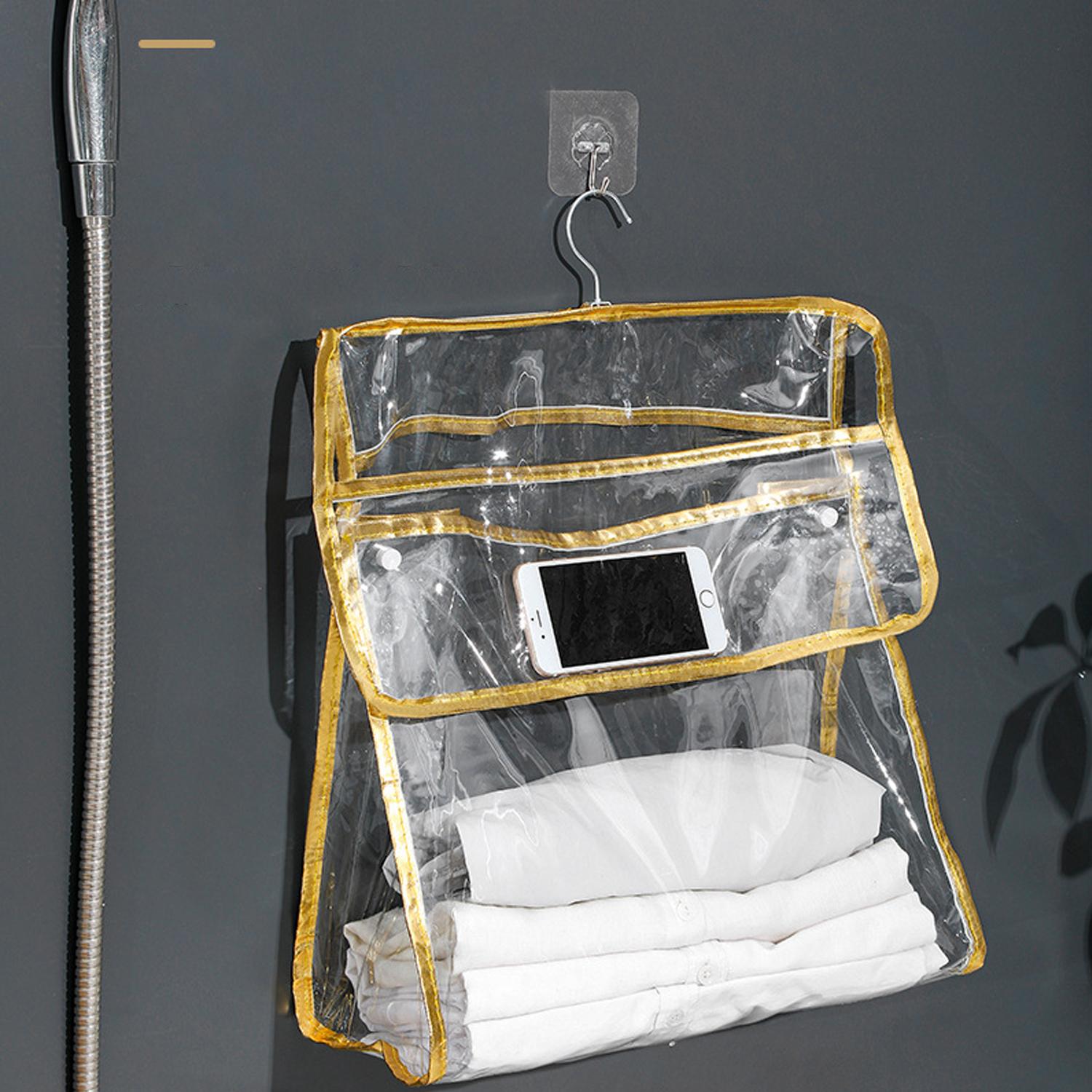 

Прозрачная водонепроницаемая подвесная сумка для ванной комнаты