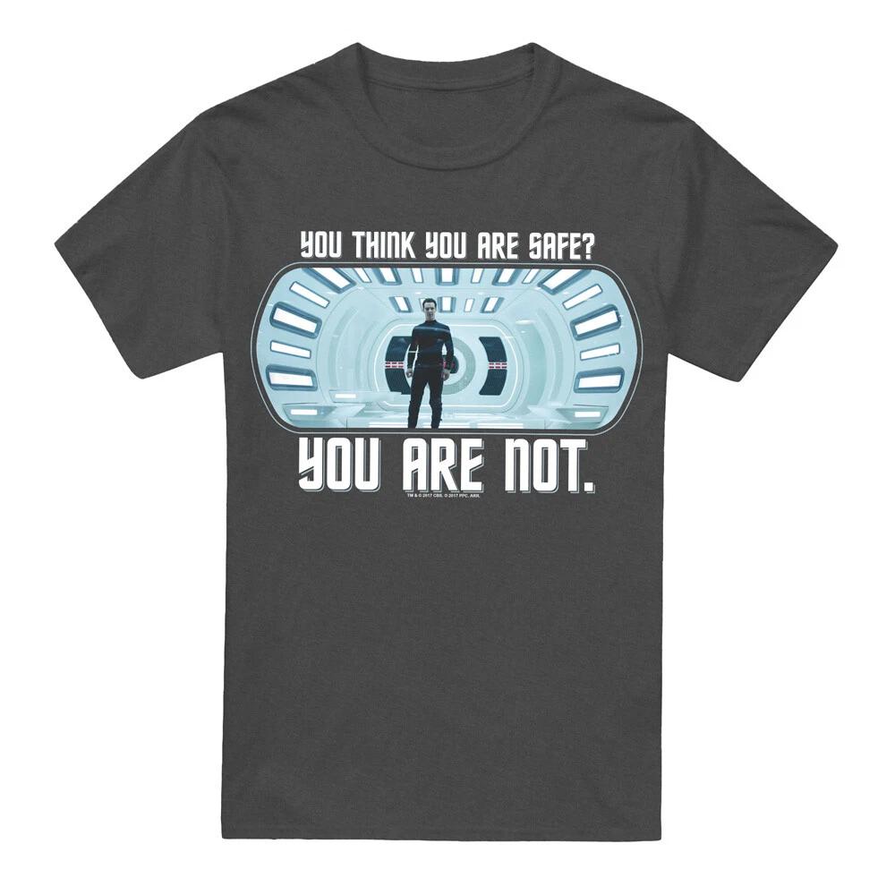 

Star Trek Not Safe T-Shirt S-3XL, Charcoal 4XL
