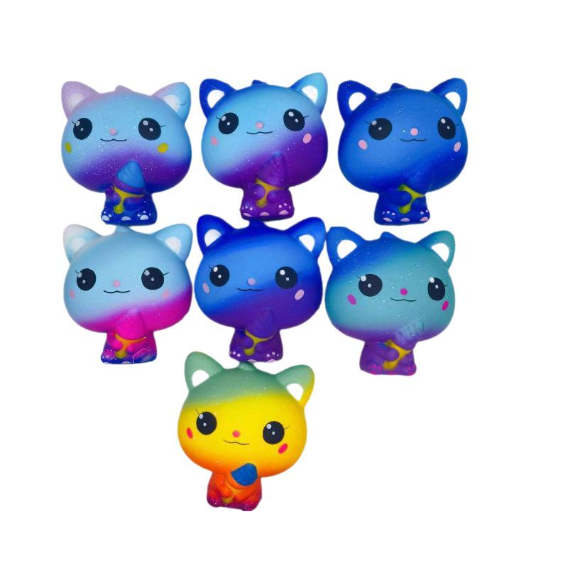 Stres Atma İçin Popüler Yavaş Geri Tepmeli Sıkılgan Dondurma Kedi Oyuncak