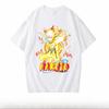 Trendy Brand Naruto Children's T-shirt Summer New Anime Peripheral Printed Parent-child Outfit Pure Cotton Fashionable T-shirt