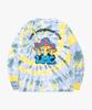 LMC Tie Dye Mushroom Long Slv Tee Yellow