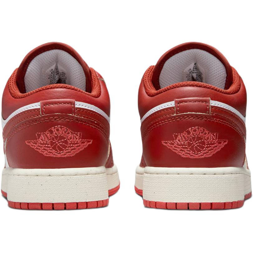 Αθλητικά παπούτσια για παιδιά Air Jordan 1 Low SE GS Dune Red Λευκό Καβούρι Ιστιοπλοϊκό FJ3465-160
