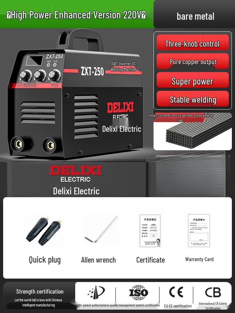 DELIXI Dual Voltage Industrial & Household All-Copper Welding Machine