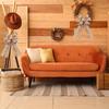 Fall Bows - Thanksgiving, Autumn Leaves, Buffalo Plaid & Burlap, White, Black, Orange - Front Door, Indoor/Outdoor Wall Decor - 10 Pack