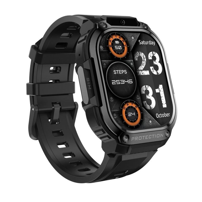 DM63 4G Smartwatch 2,13 tommer Android 8.1 2GB RAM 16G ROM 1000mAh Single SIM WIFICamera GPS Sports Watch