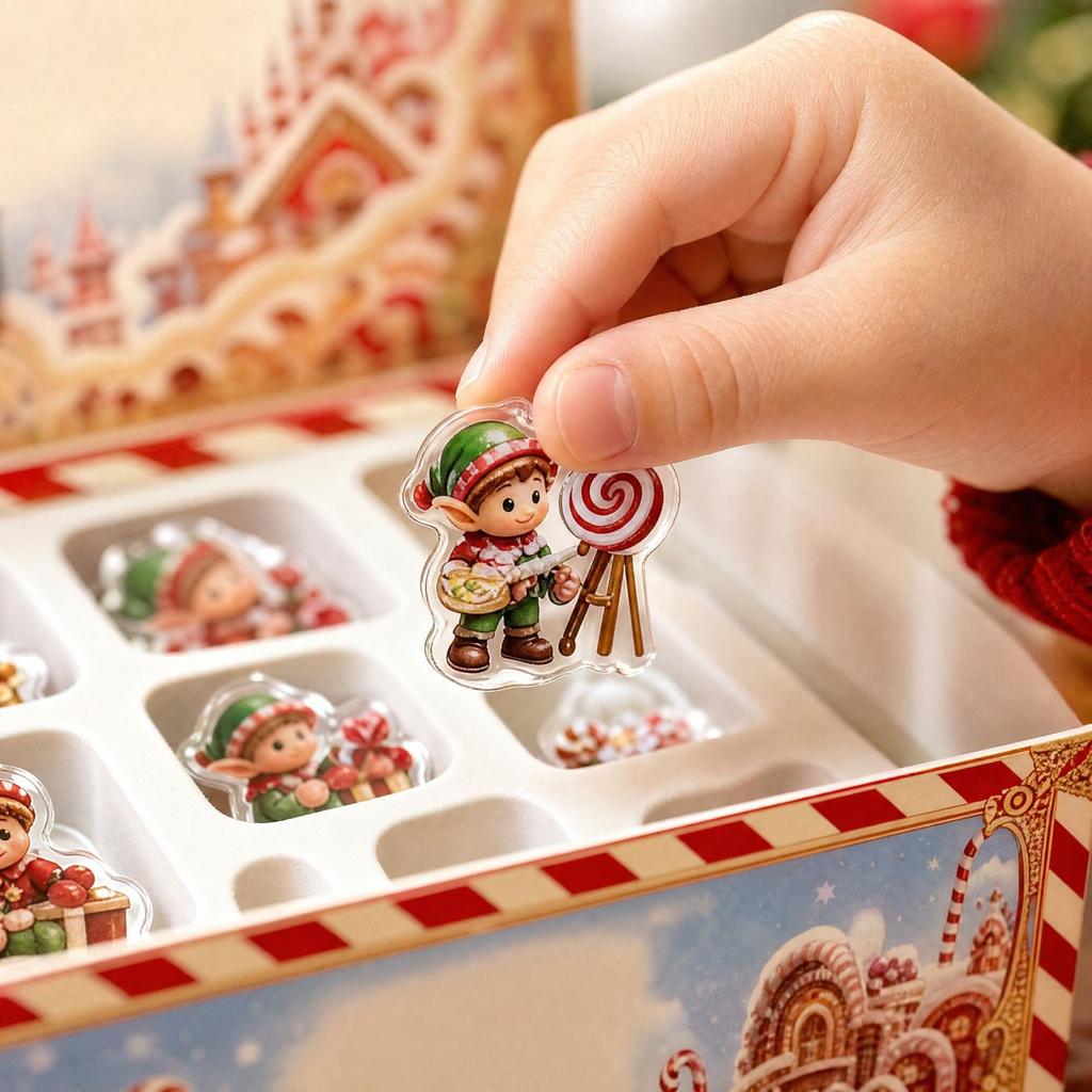 2D Christmas Countdown Advent Calendar -Day Set for Exchange