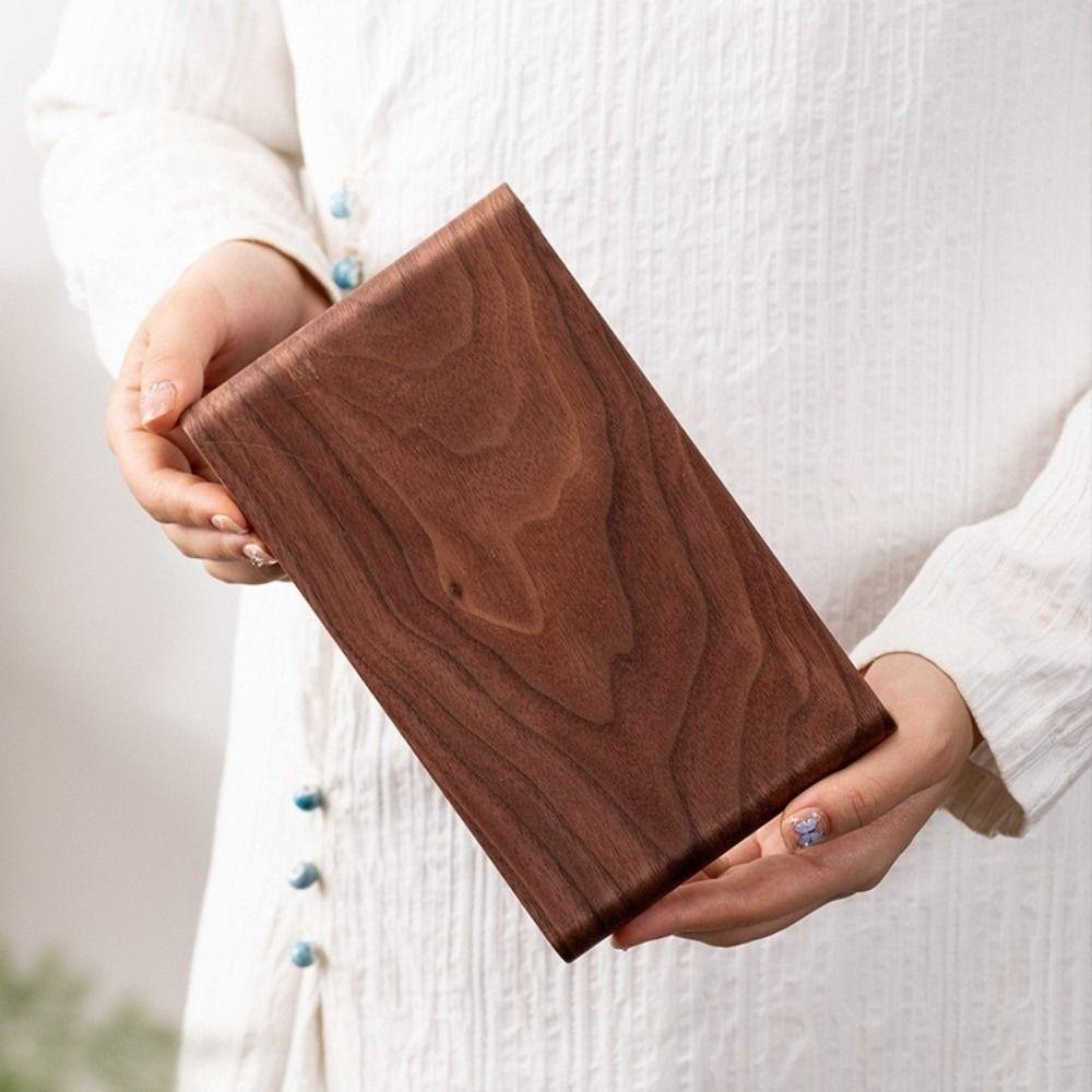 Black Walnut Heat-resistant Tray Rectangular Coffee Table Tray Walnut Tea Tray  Restaurant