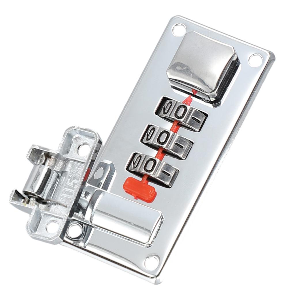 Vorhängeschloss Riegel Silber Coded Locks 65mm*29mm Retro Vintage Schmuck Holzboxen Geschenkbox Gepäck Koffer Truhe Beschläge