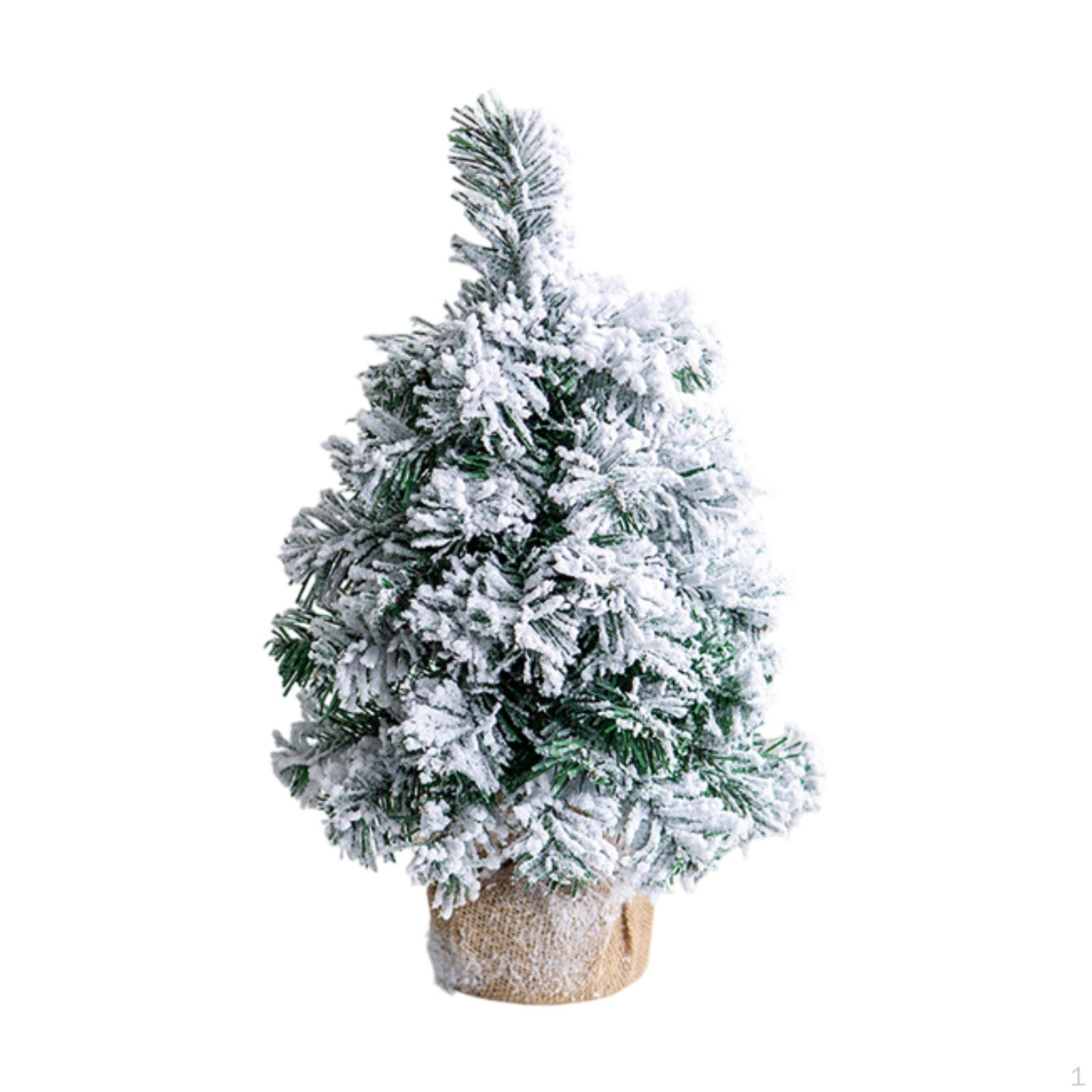 

Элегантная заснеженная рождественская елка для домашнего декора 20x20x40cm