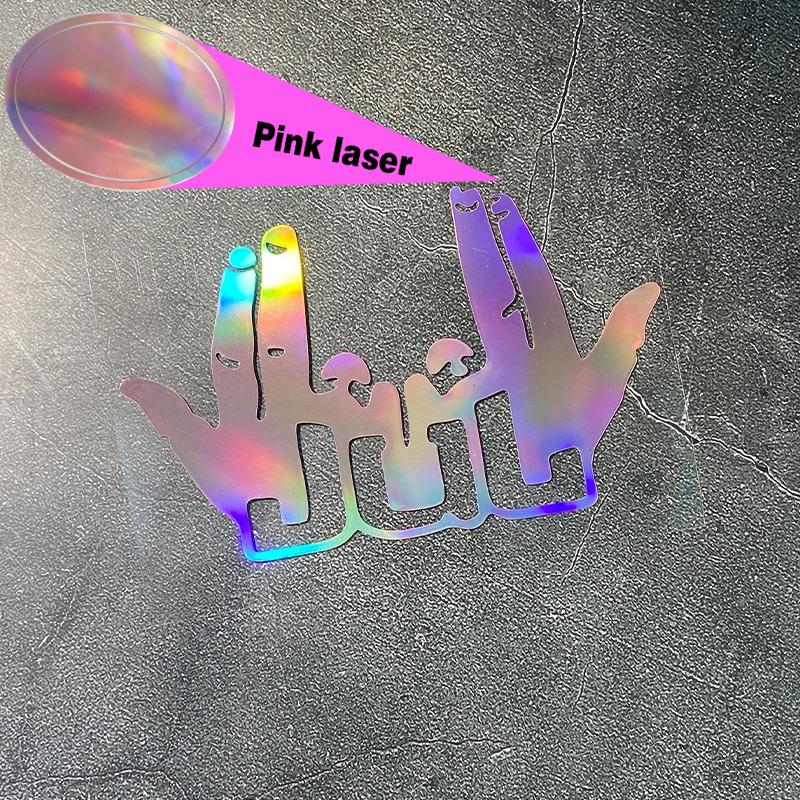 1PC Rock Music JUL Gesture Car Stickers Waterproof Vinyl Decals for Auto Window Bumper Rear Windshield Motorcycle Laptop Decors