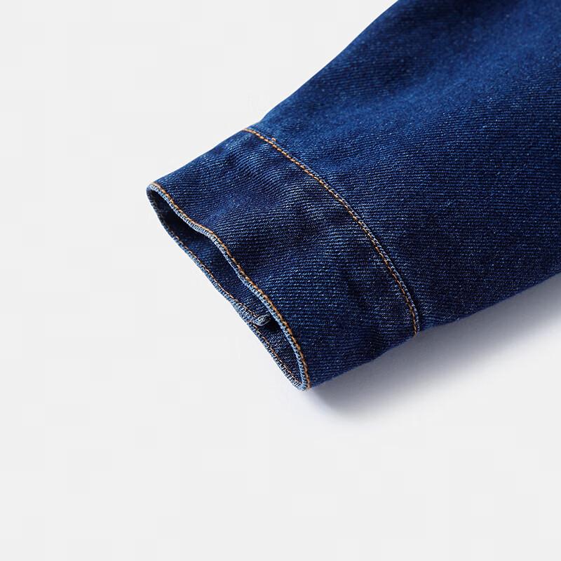 MQDMINI Boys' Blue Bear Denim Jacket