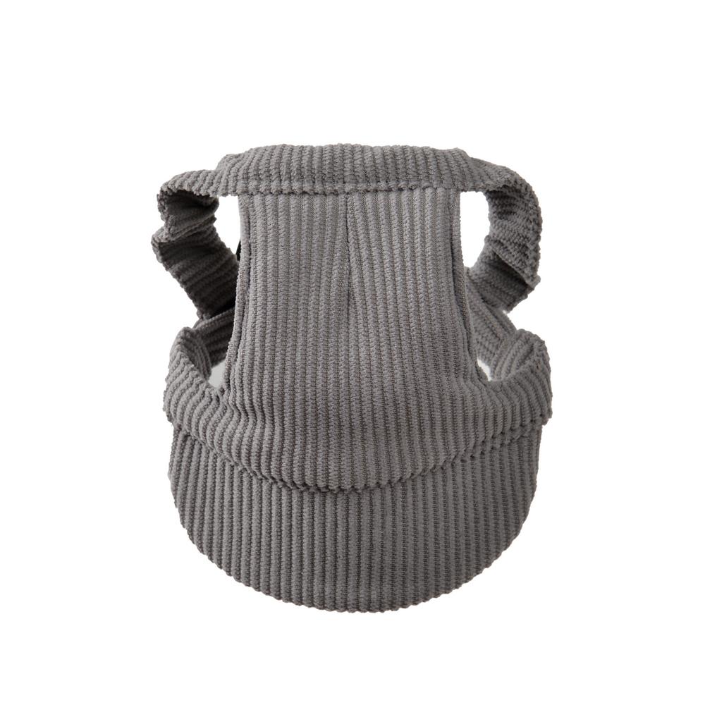 

Adjustable Corduroy Dog Baseball Cap Sun Hat for Small Medium Large Dogs Cats Puppies Pet Pink Gray Outdoor Shade Accessories XS（old） серый