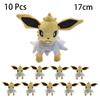 10 Pcs/lot Pokemon Plush Mimikyu Eevee Umbreon Jolteon Glaceon Vaporeon Sylveon Espeon Kawaii Gengar Stuffed Animal Peluche