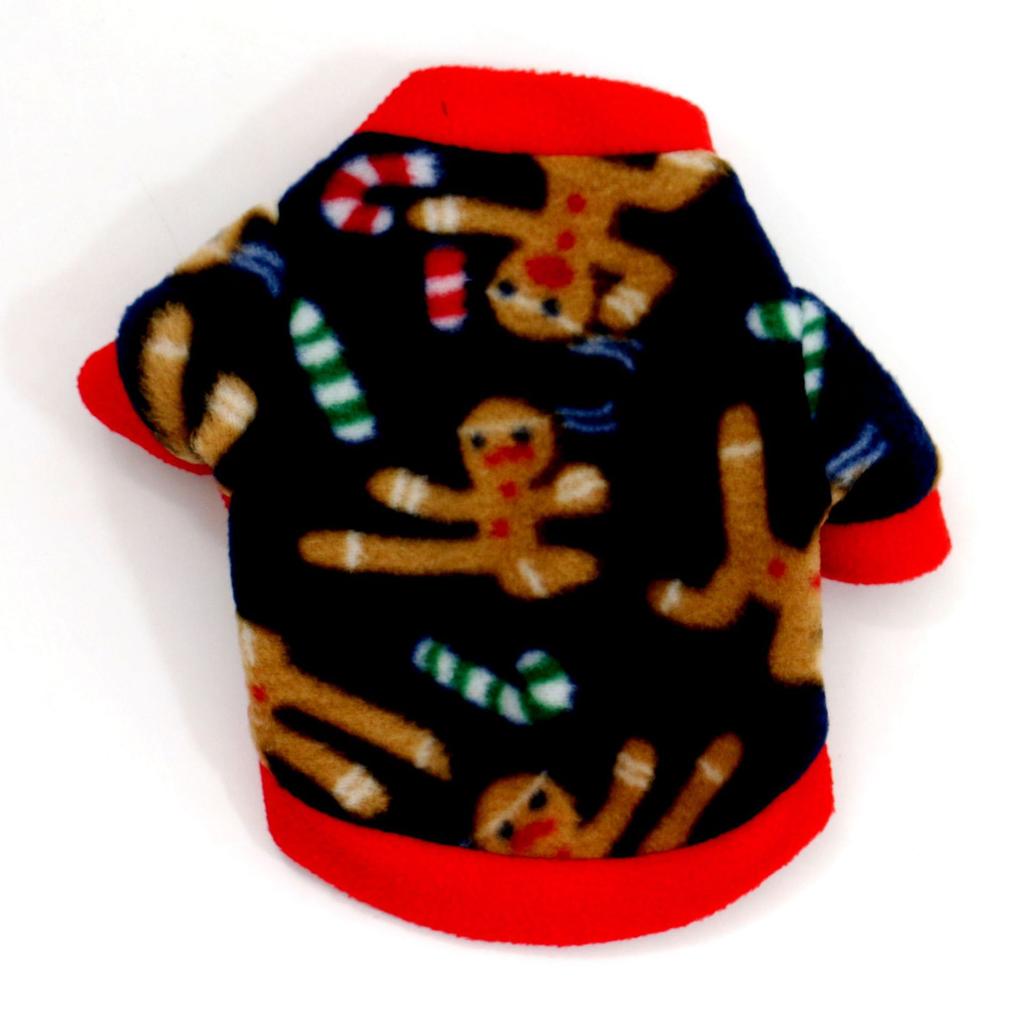 Autumn and Winter Classic Christmas, Dog and Kitten Fleece Jacket, Multi-color Selection