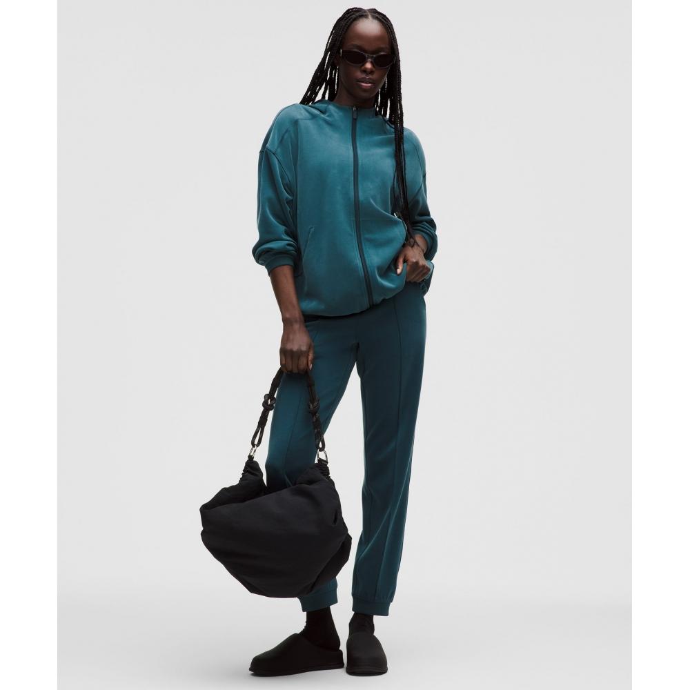 Lululemon Softstreme Full Zip Hoodie  Long Indochine Blue