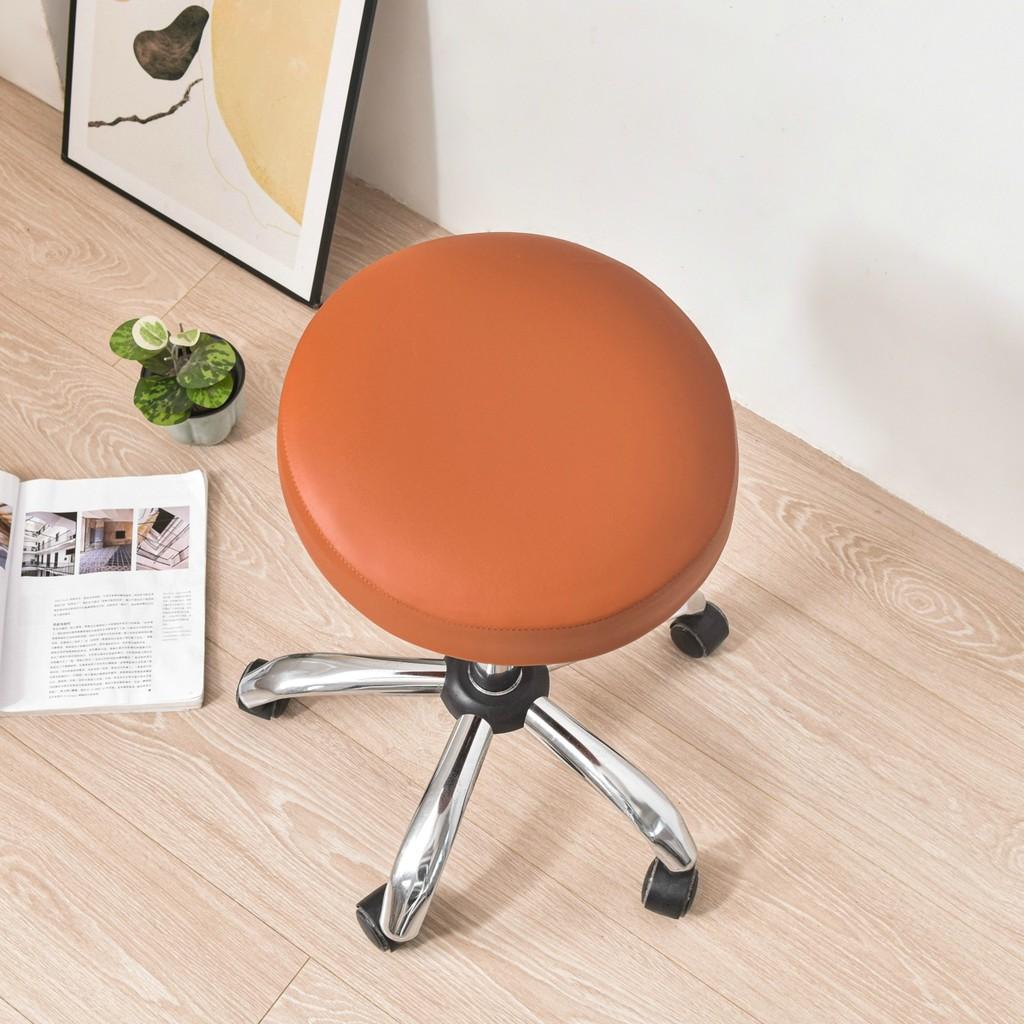 Modern Minimalist Polyester Round Waterproof Chair Cover For Hotel Dining Room Decor