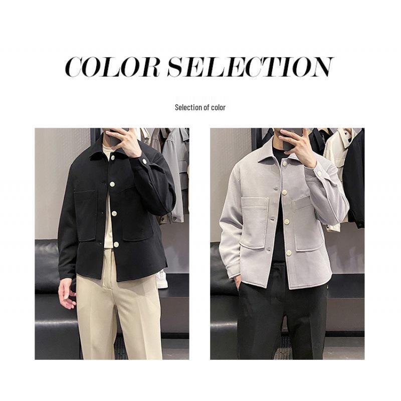 

Мужская высококлассная модная куртка: Универсальная рабочая одежда для весны и осени 2022 года. M