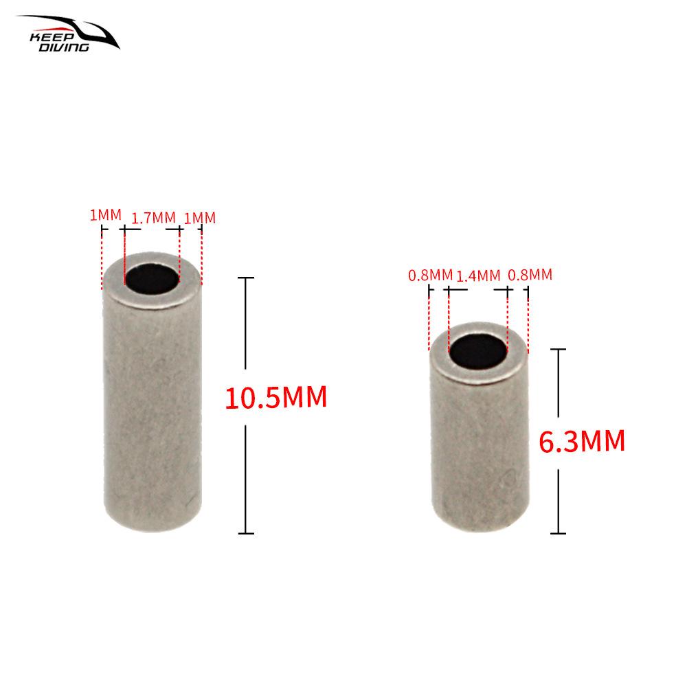 Strapazierfähiger Tiefsee-Angelschnur-Clip mit Kupferröhrchen und Stahl-Drahtführung