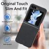 Luxury Shockproof Thin Leather Case for Samsung Galaxy Z Flip 7 5G Flip7 FE Flip5 Flip6 Flip4 Flip3 Flip 6 5 4 3 Matte Cover