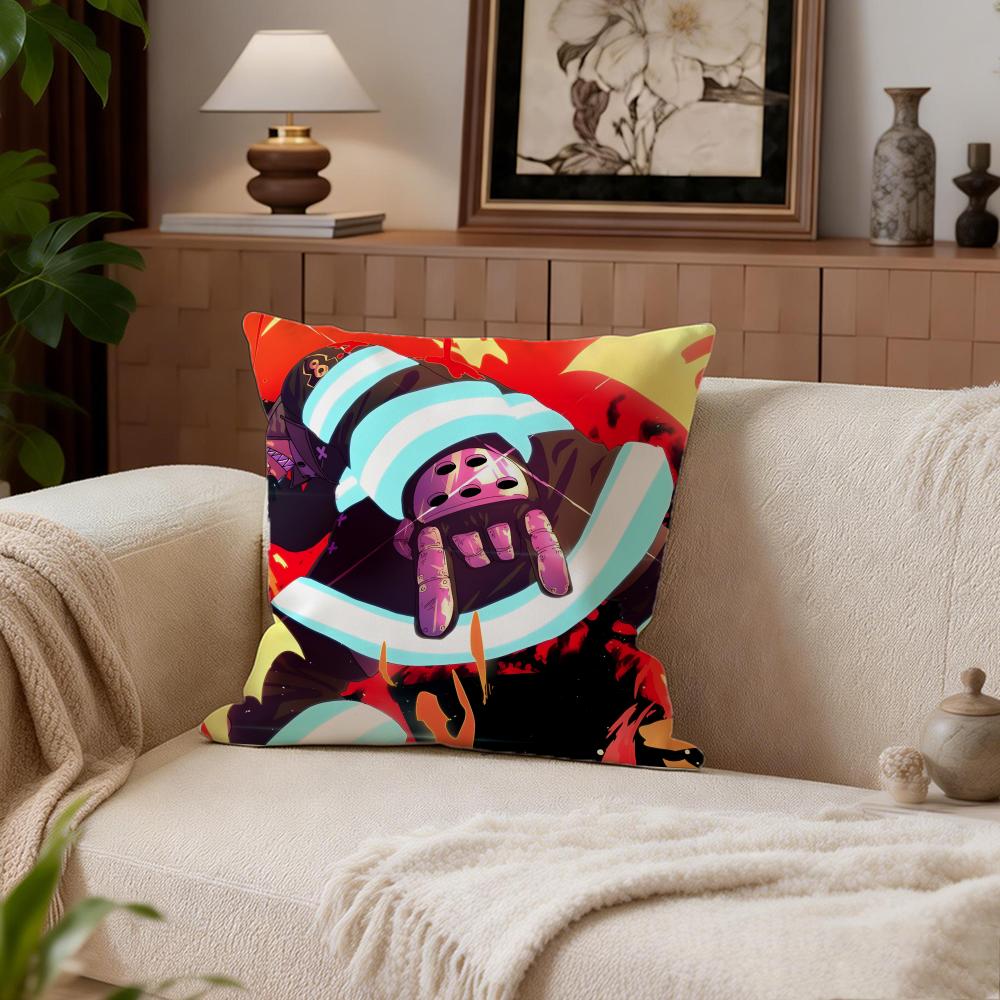 

Action FIRE FORCE Cushion Cover Cushion Cover Set 4Pcs 50x50 45x45 40x40 Pillowcase Decorative Sofa Home Decor 30X30cm