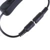 DC5.5x2.1mm to DC5.5x2.1mm Extension Cable Male to Female Power Cord with Switching Button for LED Light Camera Speaker