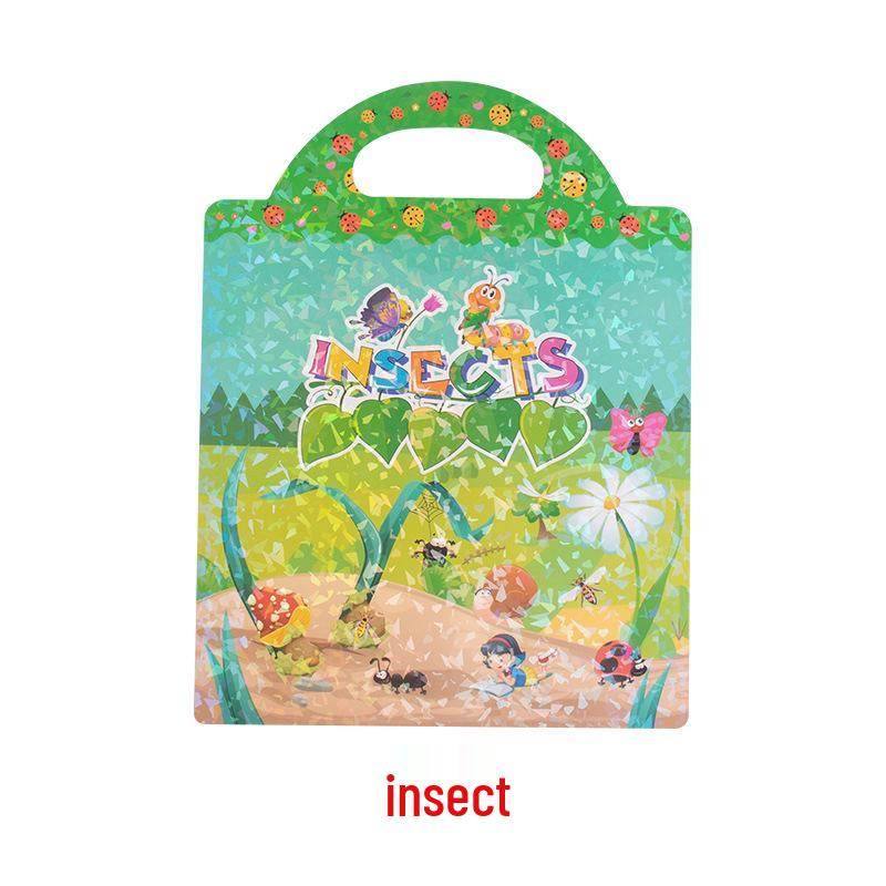 Kindergarten Educational Scene Stickers: DIY Focus Training Quiet Book