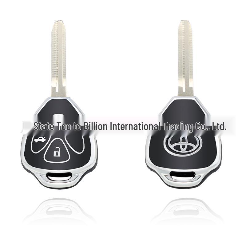 

Compatible Key Shell for Older Toyota Models: Camry, Corolla, Crown, Reiz, RAV4, Highlander. Glacier White 2 Buttons [Shell Only]