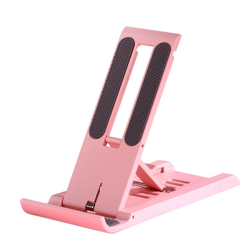 Folding Phone Holder Portable Adjustable Angle Desktop Tablet Bracket Multi-functional Hollowed Desk