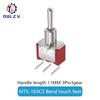 6MM Toggle Switch Bent Switch 2/3/10A 125/250V AC 2nd Gear 3rd Gear Toggle Switch 3/6Pin Side Bend Rocker Switch