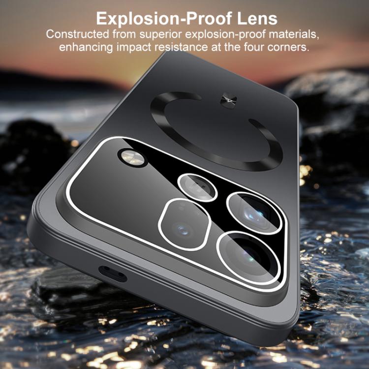 Eis-Stil Magnetische Explosionsgeschützte Linsenfolie Integrierte PC Stoßfeste Handyhülle Für OPPO Reno16 Pro 5G Global