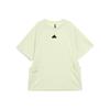 Quick-Dry Striped Sports Casual Short-Sleeve T-Shirt Unisex Linen Green