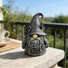 Gotická Figurka Kouzelníka Gnóma Halloween Mini Pryskyřičná Soška Gnóma Sběratelská Stolní Trpasličí Ozdoba pro Vnitřní Stůl Poličku Patrový Podnos Dekor
