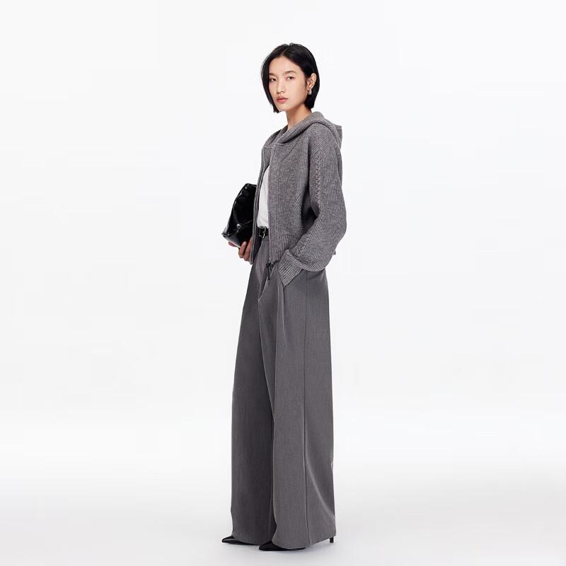 VEROMODA 2025 Autumn Pleated High-Waist Wide Leg Pants